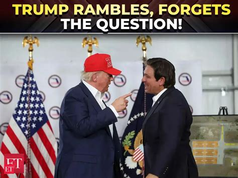 Watch: Asked about detainees, Trump rants about gators, golf & his ...