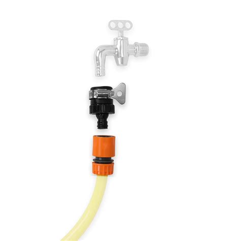 Garbnoire Garden Water Hose Accessories 1/2" Tap Adapter & 1/2" Quick ...