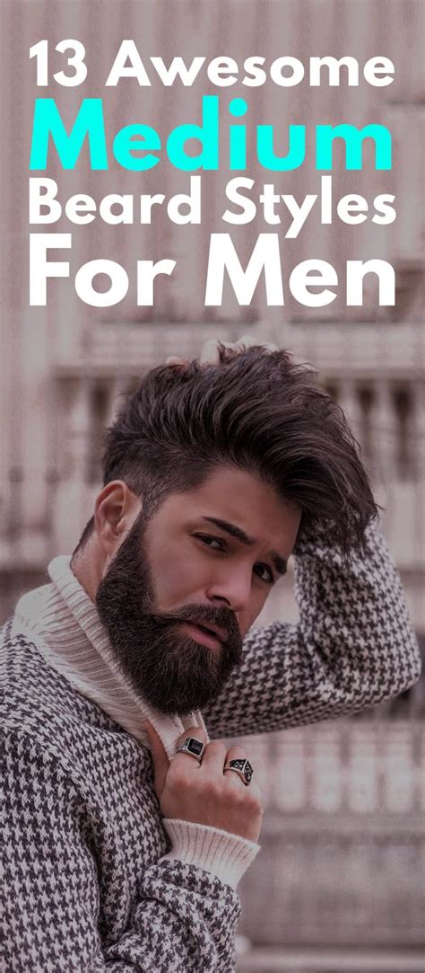 13 Medium Beard Styles For Men Of All Ages & face Shapes