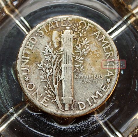 Very Good 1944 - P Winged Liberty (mercury Dime). . 2519