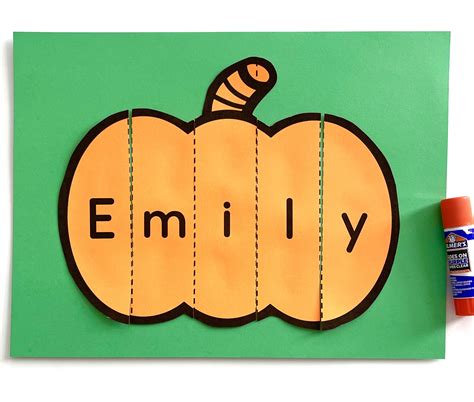 Fun Tracing Pumpkin Names for Kindergarten + Worksheet