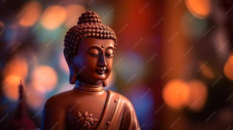 Premium Photo | A buddha statue is a representation of siddhartha gautama the founder of buddhism