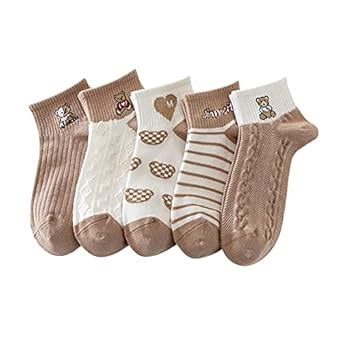 Buy iSWEVEN Socks for Women | Ankle Length No Show Low Cut Trendy ...