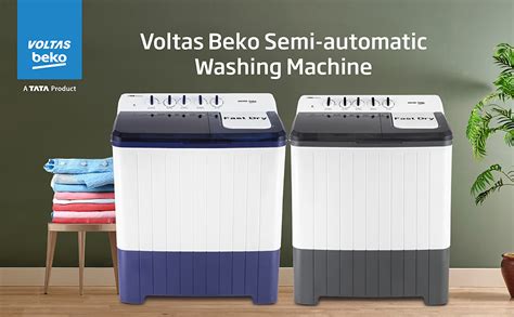 Voltas Beko, A Tata Product 12 Kg 5 Star Semi-Automatic Top Load ...