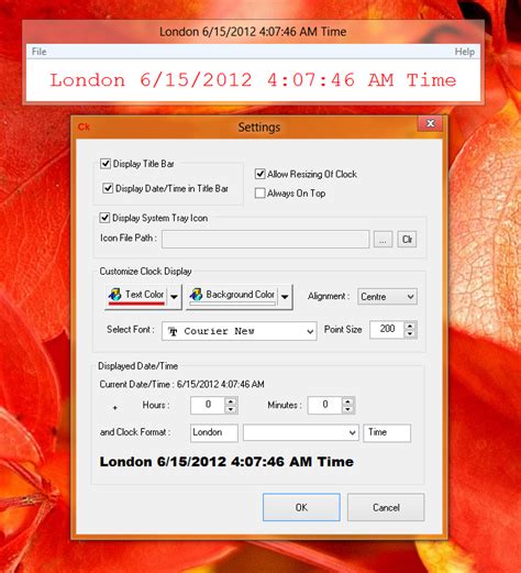 Windows Forms Create Analog Clock Desktop 的图像结果
