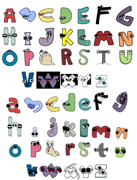 Complete alphabet lore chart compiled – Artofit