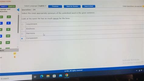 Question: 24 Select the most appropriate synonym of the underlined word i..