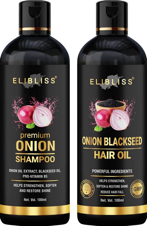 Premium onion shampoo & Onion blackseed Hair oil It helps to give stro ...