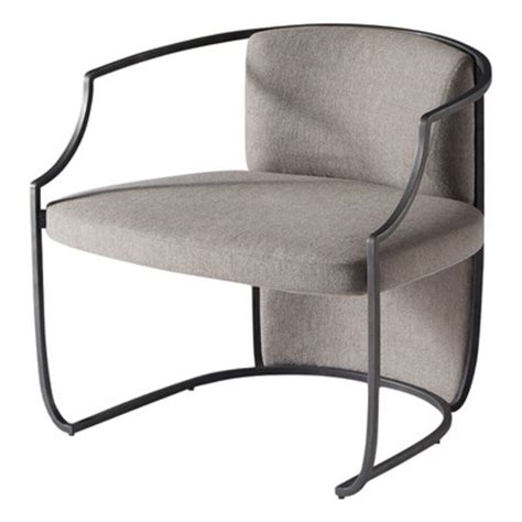新款 Minotti 现代简约 轻奢不锈钢餐椅 休闲椅 扶手安乐椅 ANGIE easy chair 客厅酒店样板房