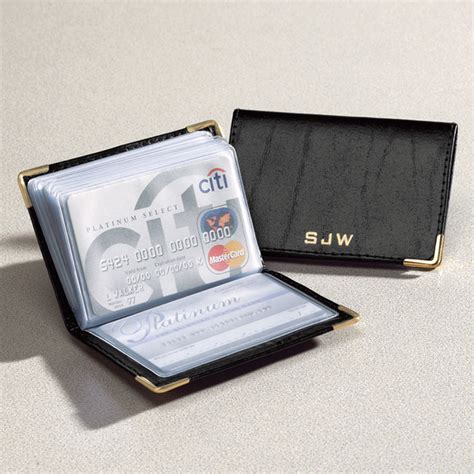 Personalized Leather Credit Card Holder - Easy Comforts