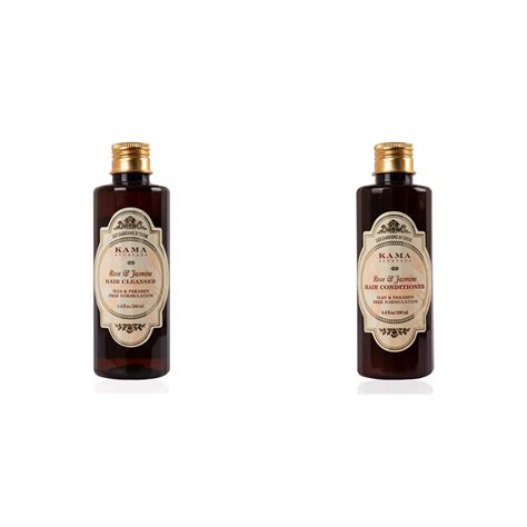 Kama Ayurveda Rose & Jasmine Hair Cleanser (Shampoo), 200ml+Kama ...