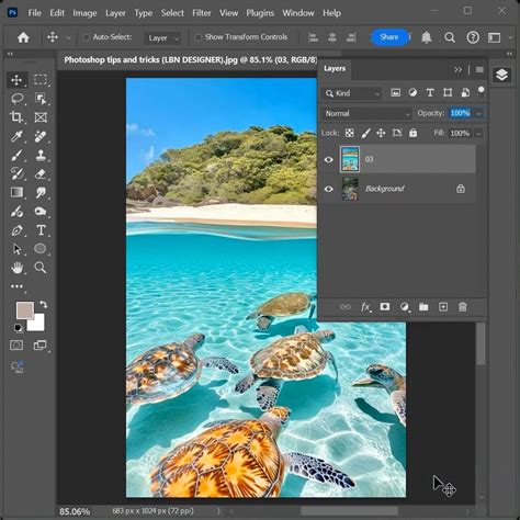 How to merged two images in photoshop | AI & Photoshop tips and tricks ...