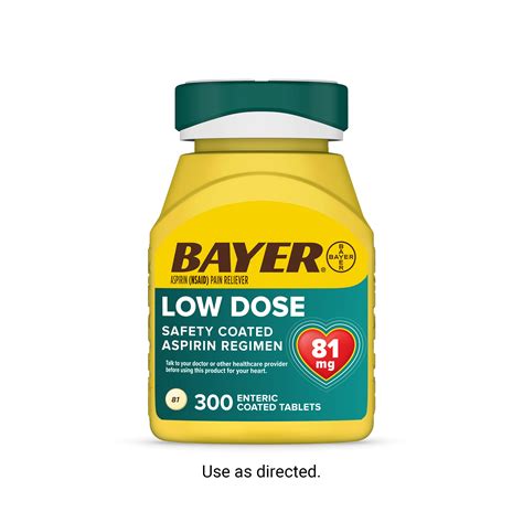 Bayer Low Dose Aspirin Regimen 81mg| Bayer® Aspirin