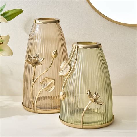 Buy Soma Bloom Glass Vase - Small from Home Centre at just INR 1999.0
