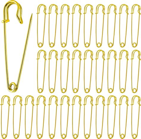 Amazon.com: 50 PCS 3 Inch Large Safety Pins Dulinkas Large Safety Pins ...
