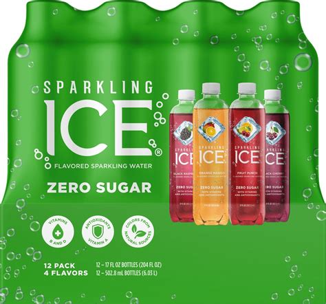 Sparkling Ice® Variety Pack Flavored Sparkling Bottled Water, 12 ...