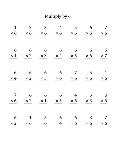 6 Multiplication Table Worksheet | dev.onallcylinders.com