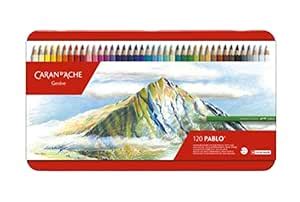 Caran D'Ache Artist Pablo Permanent Colour Pencils (120 Shades Set ...