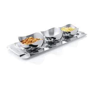 Buy Steelcraft Premium Stainless Steel Snack Bowl 4 Pcs Set with Tray ...