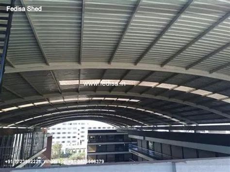 Industrial Shed Steel Shed Drawing Cantilever Car Parking Shade N0-1104