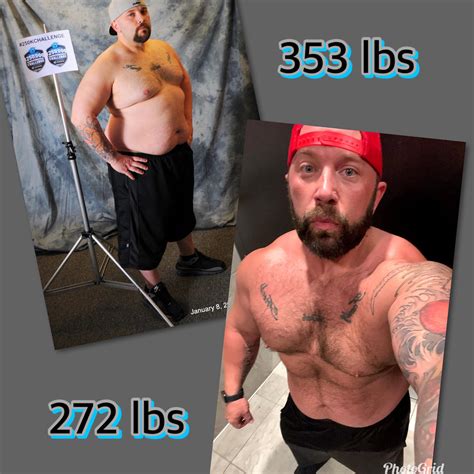 Status update: finally below 275 lbs…. On my way to GW 240 : r ...