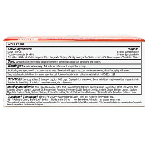 Naturasil Scabies EXTREME Treatment Soap 10% Sulfur India | Ubuy