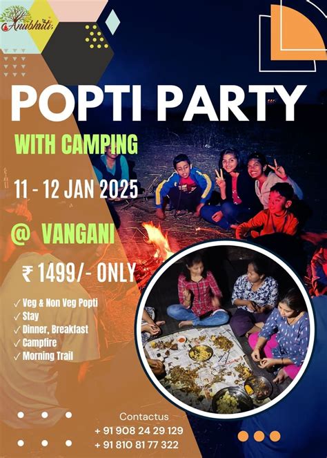 Popti paty With tent camping , Vangani Gaon, Badlapur, 11 January to 12 ...