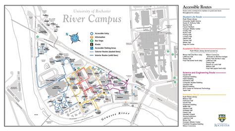 University Of Rochester River Campus Map - Map Of Rose Bowl