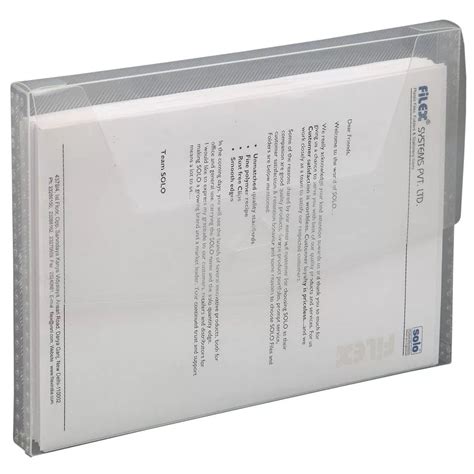 Folder / Document Bags - Filex Systems Pvt Ltd