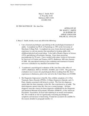 Image result for Asylum Paper Sample