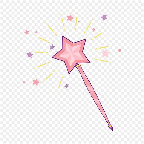 Magic Wands Vector Hd PNG Images, Pink Magic Wand Clip Art, Magic Wand ...