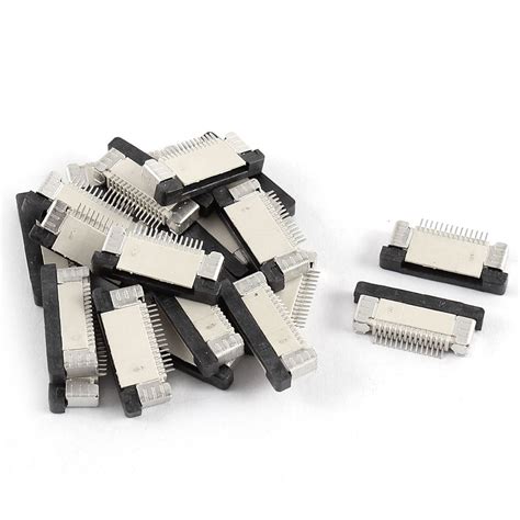 uxcell Bottom Connect 14Pin 0.5mm Pitch FFC FPC Ribbon Socket Connector ...