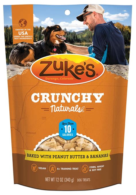Zuke's Crunchy Naturals Training Dog Treats Baked with Peanut Butter ...