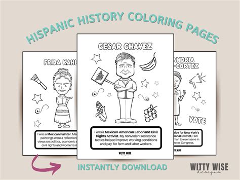Cesar Chavez Flag Coloring Page