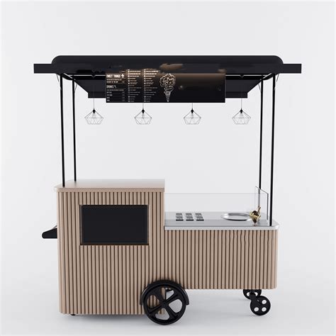 Large Capacity Food Cart Practical Food Cabinet For Retail Business ...