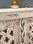 Kamdhenu art and craft Wood Home Temple (18 x 9 x 21 inch, White & Red ...