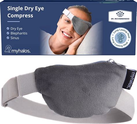 Amazon.com: MyHalos® Heated Eye Compress & Stye Eye Treatment for Dry ...