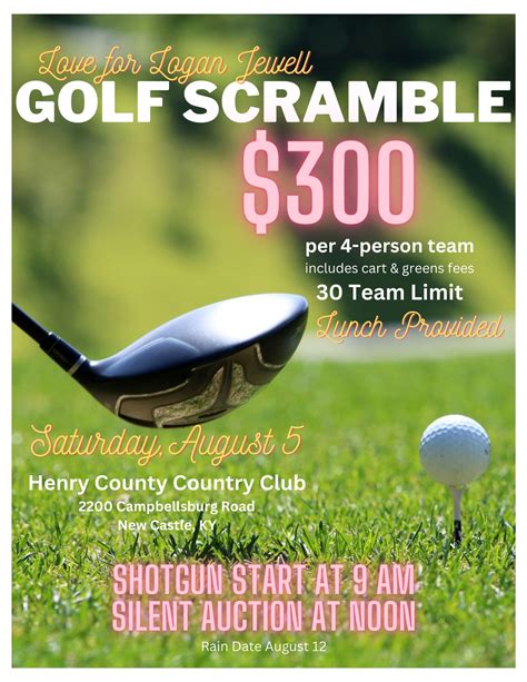 Love for Logan Jewell Golf Scramble | Shelby Energy Cooperative