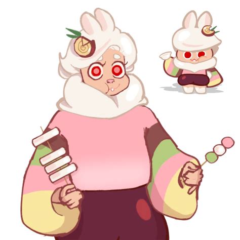 cookie run kingdom crk (fanart) moon rabbit cookie by yawningama on ...