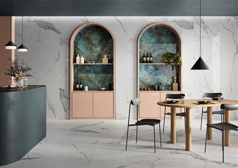 CANOVA LASTRE Porcelain stoneware wall/floor tiles with marble effect ...