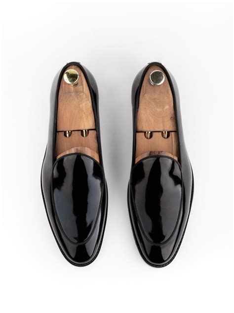 Coco Dona Black Patent Men Slipons Loafers – Welcome to GRIFFIN ...