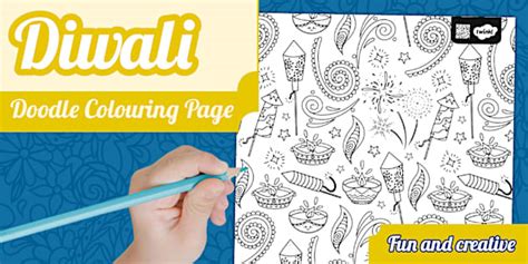 Foundation Phase Life Skills - Diwali - Doodle Colouring Page (CAPS ...