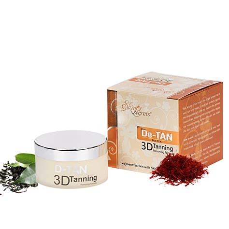 De-Tan Pack with Saffron Extract for Instant Tan Removal – Skin Secrets ...