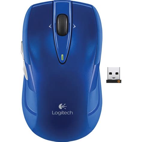 Logitech M545 Wireless Optical Mouse - Blue | Blue Tooth Mouse Tech