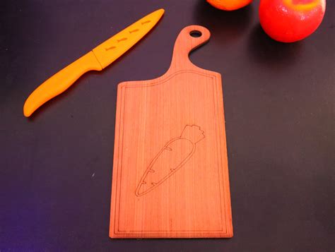 Laser Cut Square Cutting Board DXF File Free Download - 3axis.co