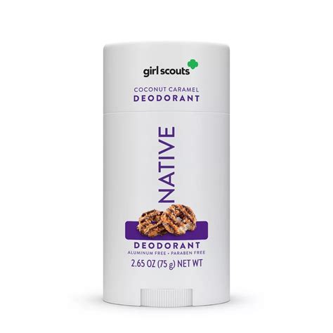 Native limited edition girl scout coconut caramel cookie deodorant ...