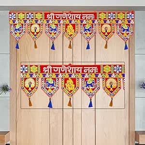 Toran for Main Door Ganesha subh labh Toran for Diwali Bandarwal in ...