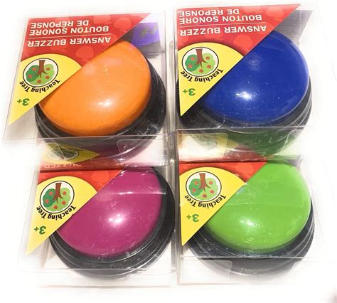 Buy Teaching Tree Answer Buzzer-Set of 4 Online India | Ubuy