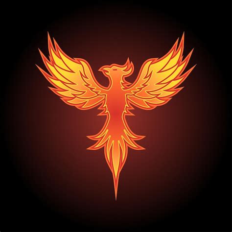Fire Phoenix Logo | Vecteur Premium