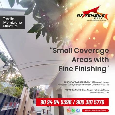 Membrane Tensile Structures - Car Parking Membrane Tensile Structure ...